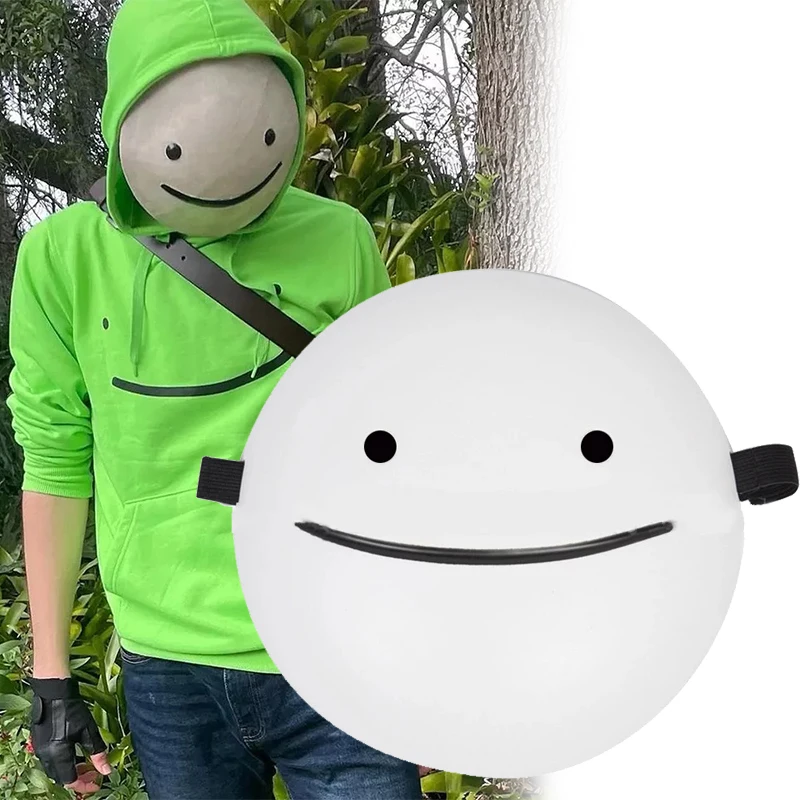 

Cartoon Smile Dreams Masks Anime White Helmet Cosplay Masks Halloween Masks Party Props Accessories Cosplay Costume