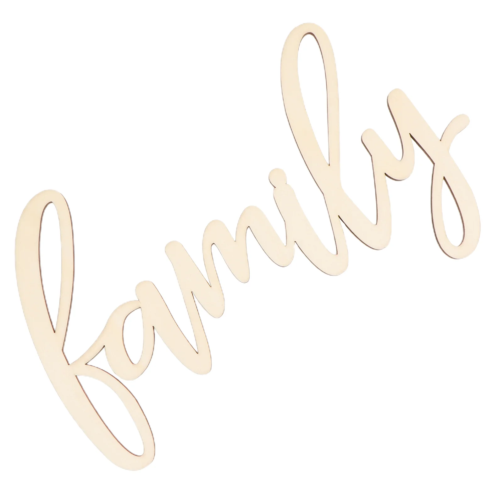 

30.5x18x0.4cm Family Word Sign Family Wall Decor Sign Sign DIY Crafts Sign Home Sign Letter Sign