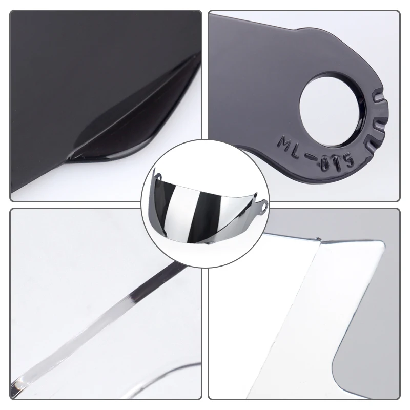 Мотоциклетный шлем UCHOOSE Специальный прозрачный зеркальный объектив черный с