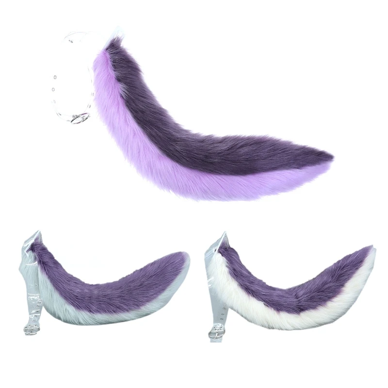 

573B Adjustable Tail Cosplay Costume Party Fluffy Naughty Dog Tail Fox Tail