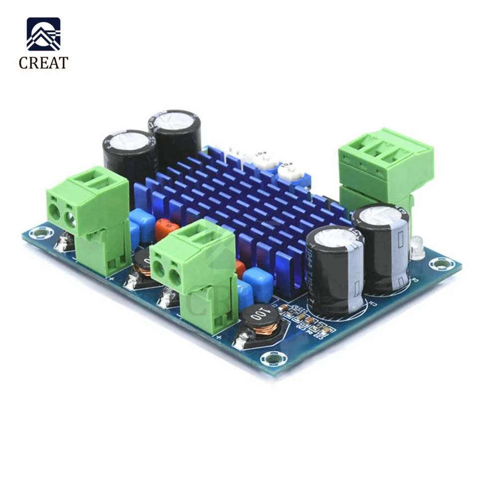 TPA3116D2 Chassis Dedicated Plug-in 5V 24V 28V Output High Power Digital HIFI Amplifier Board Module 120W*2 2X120W