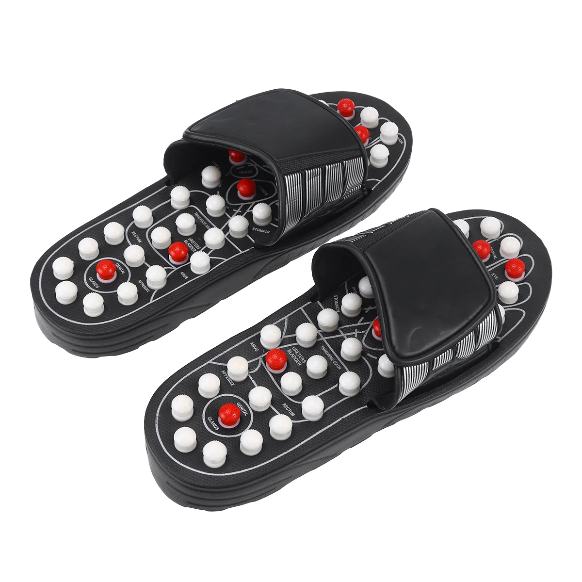 

Pedicure Slippers Disposable Rotating Tai Chi Gossip Foot Health Massage Shoes Magnetic Men Women