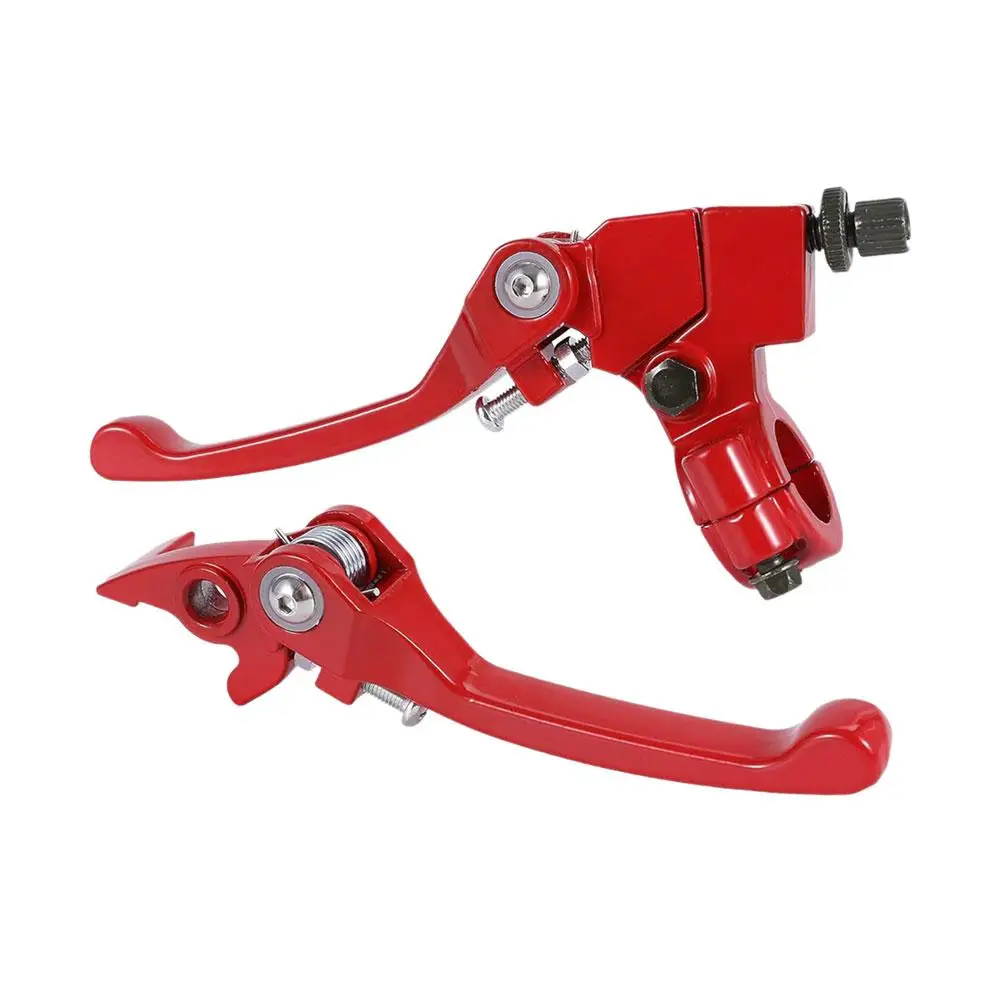 Складной алюминиевый рычаг тормоза на руль 22 мм 7/8 дюйма для мотоциклов 50cc 110cc 125cc