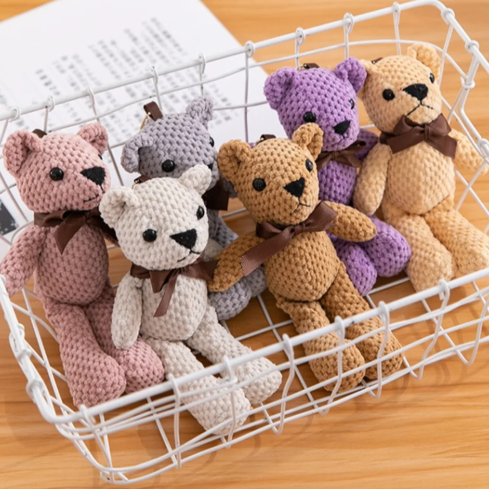 Брелок для ключей в виде мультяшного медведя из ананаса 16 см