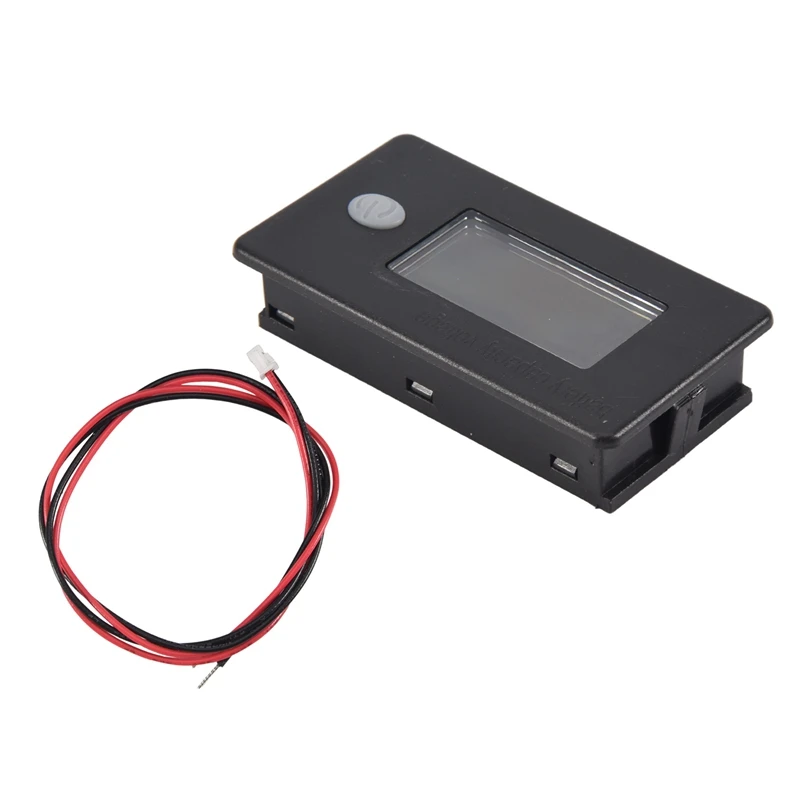 

Battery Capacity Monitor,10-100V Battery Meter, 12V 24V 48V Percentage Voltage Fahrenheit Temperature Indicator Meter