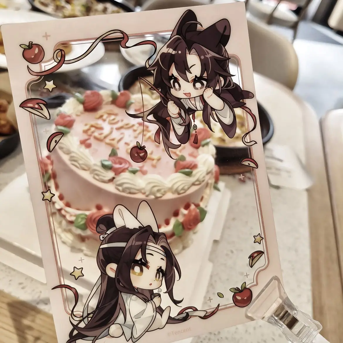 

Мо Dao Zu Shi прозрачные фотокарточки Wei Wuxian и Lan Wangji