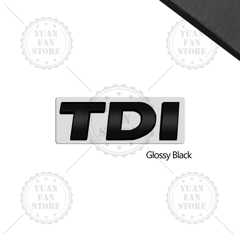 Эмблема TSI TDI, Стайлинг автомобиля, 3D наклейка, логотип из АБС-пластика, значок для Tiguan Polo Golf 4, 5, 6, MK6 Passat B5 B6 Bora Jetta Touran T-Cross Caddy