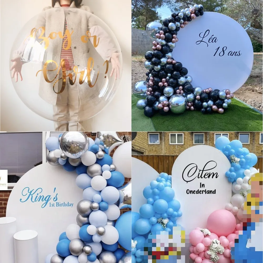 1 шт. Золотые Большие пользовательские наклейки для свадьбы детского дня рождения вечеринки декор DIY имя на День Матери костюм 36 