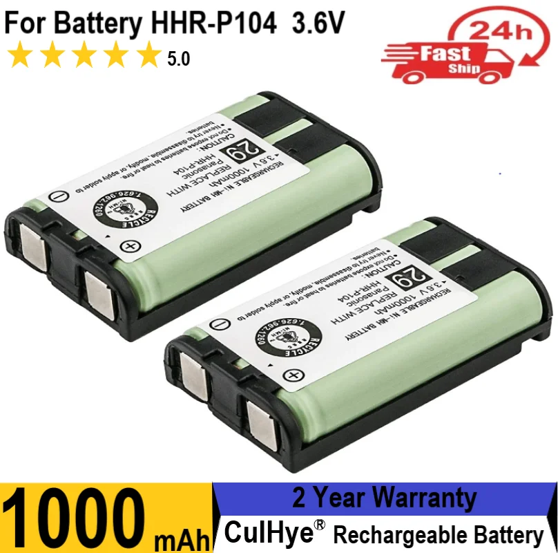 3 6v 1000mah cordless phone replacement battery hhr p104 hhr p104a kx tga520m kx fg6550 kx fpg391 kx tg2388b kx tg2396 kx tg2300 free global shipping