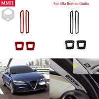 rrx carbon fiber interiors for alfa romeo giulia 2017 2019 a pillar air outlet mike decor cover trim stickers car accessories