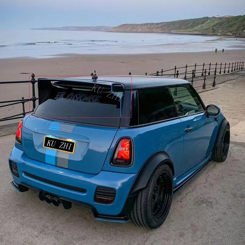 R56 JCW стиль спойлер на крышу из углеродного волокна для Mini Cooper Ver.2.11/2.12 2007-2013 год
