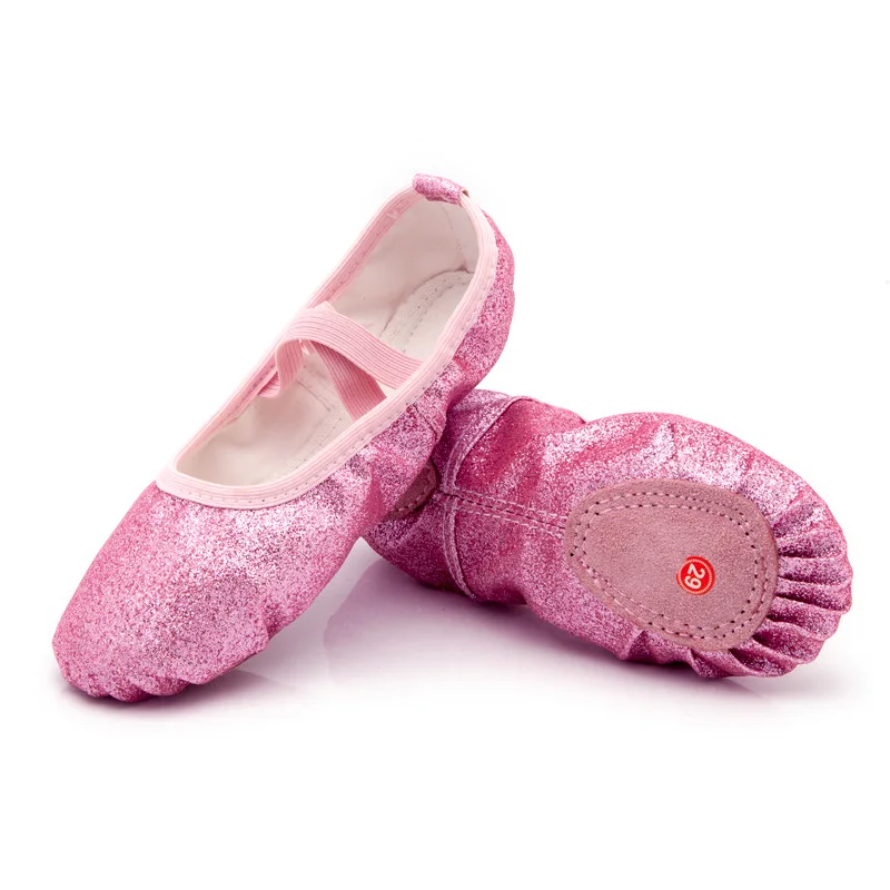 Детские Танцевальные Кроссовки с мягкой подошвой и бантом