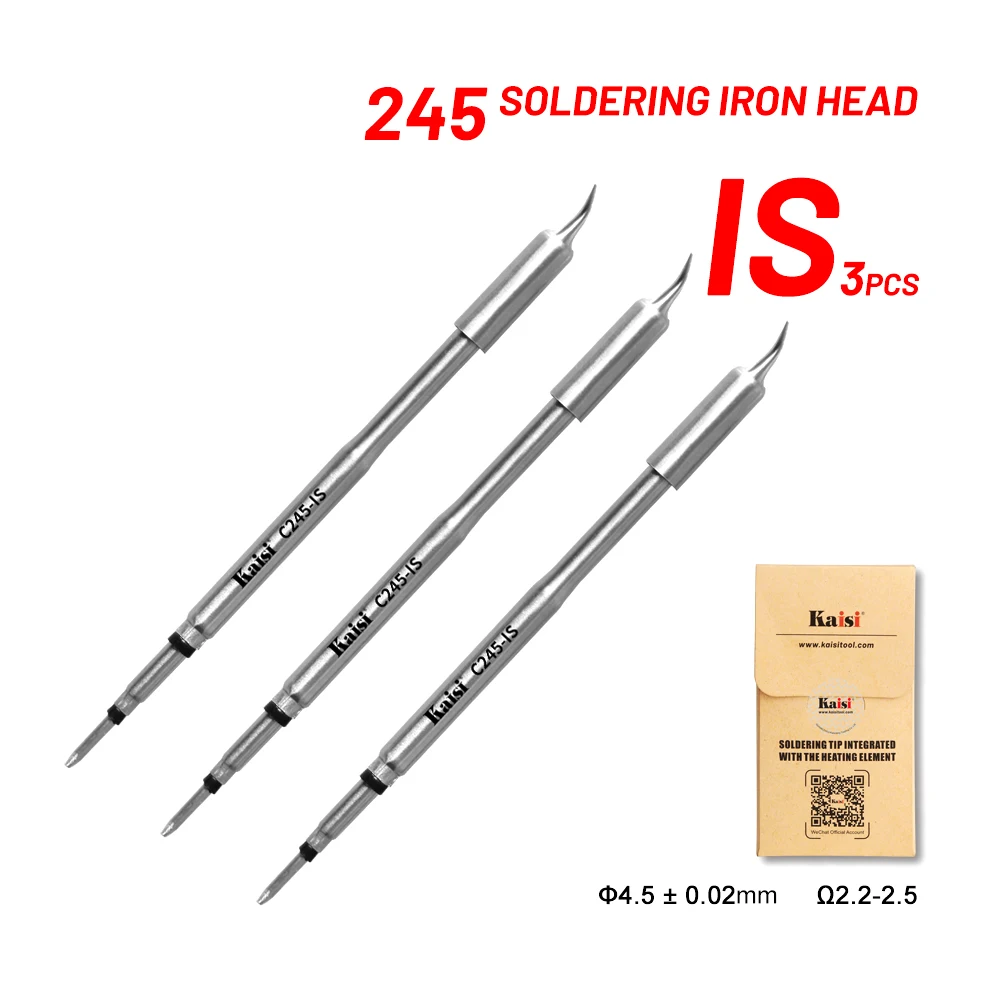 Наконечники для паяльника Kaisi 245, бессвинцовый нагревательный элемент, совместимый с паяльной станцией Sugon Aifen I2C