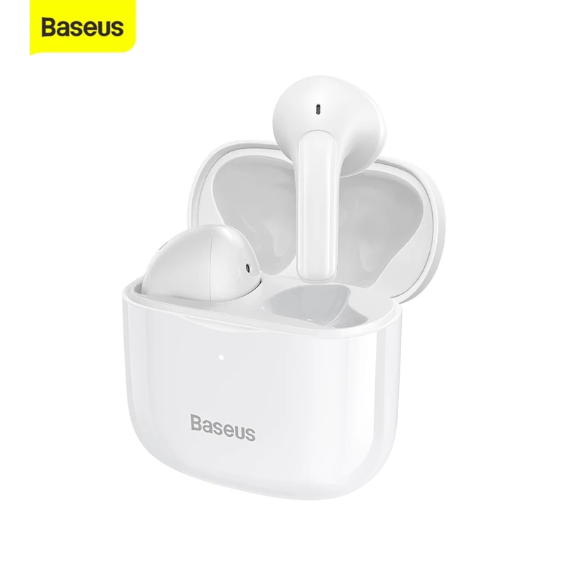 Фото Беспроводные наушники Baseus BS2 Lite A0010A TWS, Bluetooth 6.0, 3.3 г, 40 часов работы, 360° звук °   Беспроводные наушники с объемным звуком, защитой IP55 и шумоподавлением ENC №2