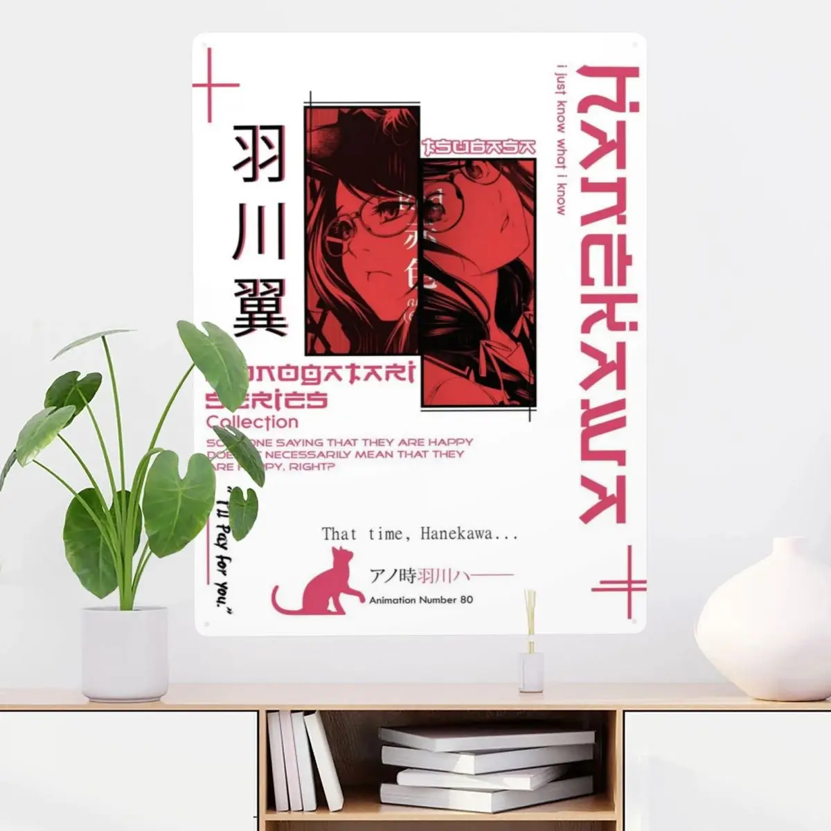 

Tsubasa Profile Metal Tin Sign Decor Wall Art Rounded Corner Decor For Bar Decor Garage