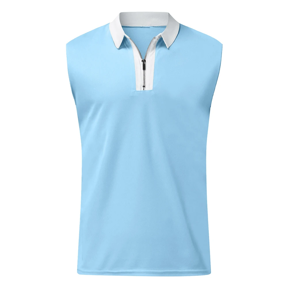 

Футболки мужские топы однотонная спортивная летняя майка Блузка жилет бодибилдинг дышащая Повседневная Удобная с воротником