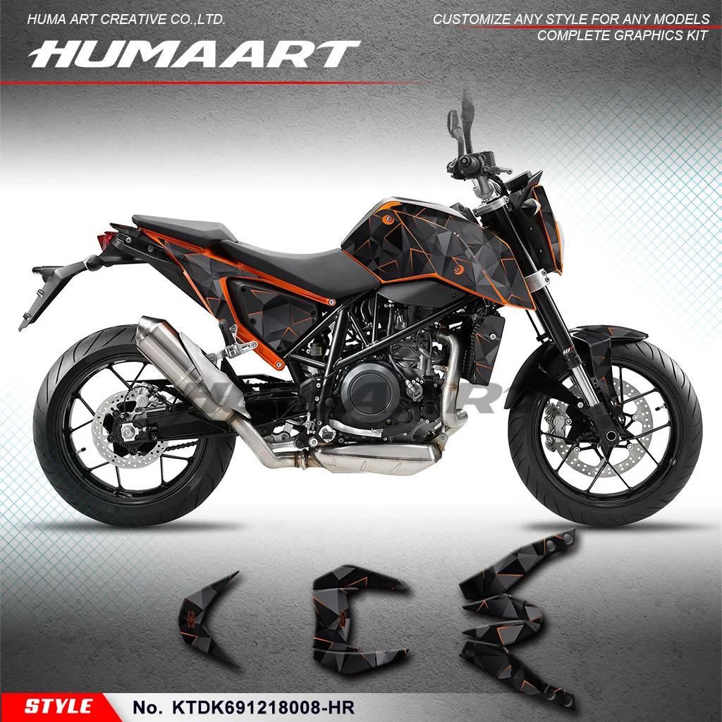 Виниловая наклейка для KTM DUKE 690 2012 2013 2014 2016 2017 2018