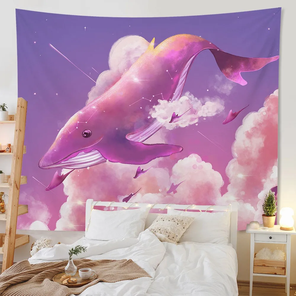

Healing The Whale Tapestry Bohemian Things To Decorate The Room Tapestries Bedroom Decor Aesthetic Wall Fabric Tapestries Tapiz