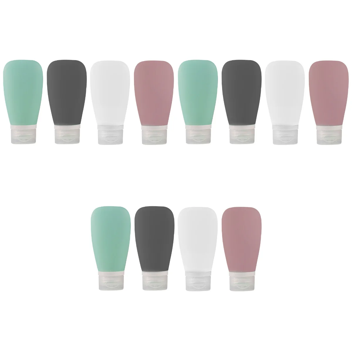 

Bottles Lotion Travel Empty Containerbottle Squeeze Toiletcontainers Bowls Squeezable Clear Hand Refillablesilicone Makeup