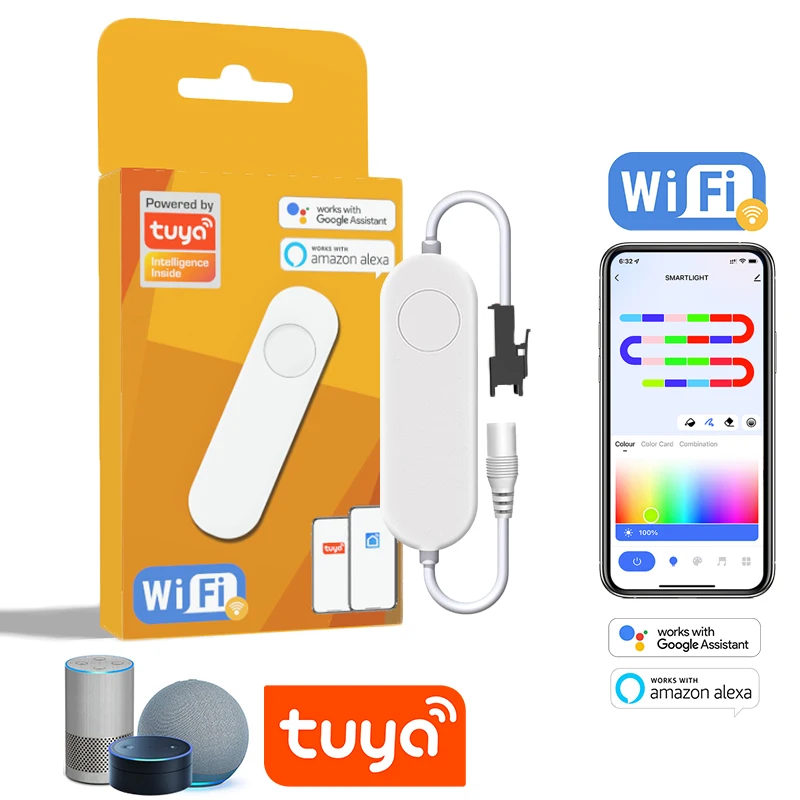 

TUYA WiFi RGBIC контроллер для светодиодных лент