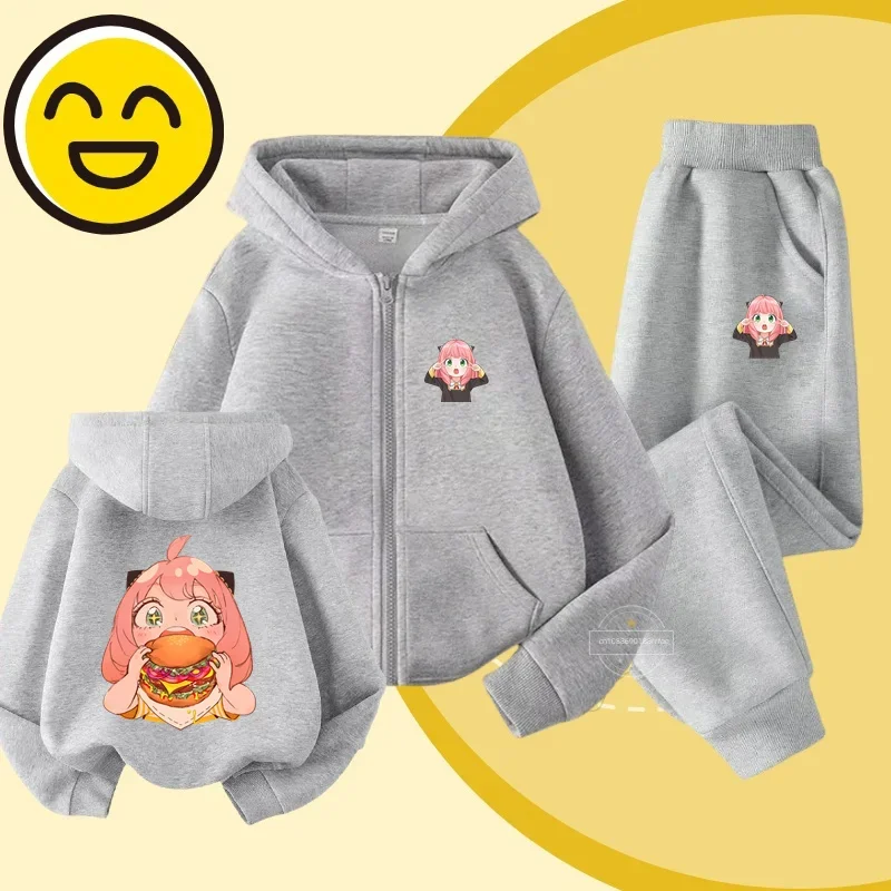 Мужские и женские толстовки с принтом героев мультфильма Ania