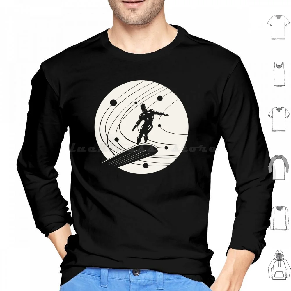 Толстовка хлопковая с длинным рукавом белый минималистичный комикс-комикс