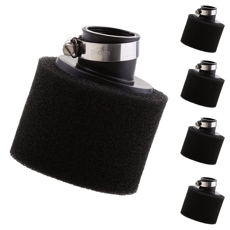 

ATV Black Angled Foam Air Filter Cleaner For Engine Carburetor Quad Pit Dirt Monkey Bike Motocross Motorcycle-Black