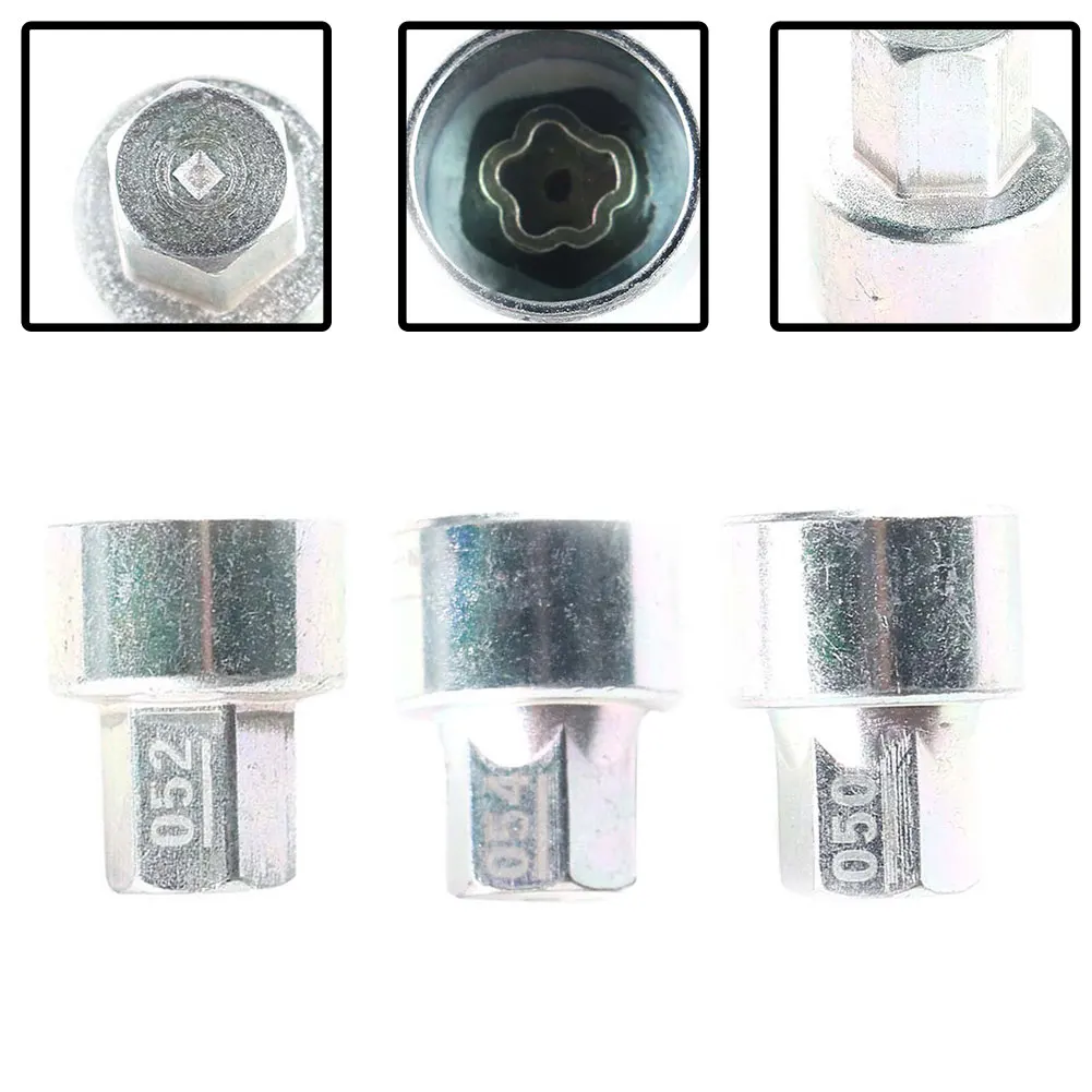 

Tire Wheel Lock Anti-Theft Screw Lug Nut Bolt #50/52/54 Removal Key Socket For BMW F20/F21 F30/F31 F01/F02/F04 F10/F11 F12/F13