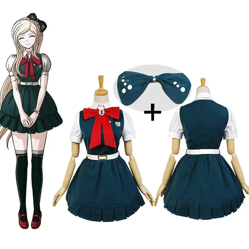 Новое аниме Super Danganronpa 2: Sayonara Zetsubo Gakuen Sonia Nevermind костюмы для косплея и парик