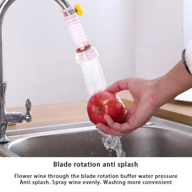 

Kitchen Standard Taps Adjustable Retractable Spout Tap Water Filter Swivel Splash Proof Shower Home Water Saver Faucet Filter