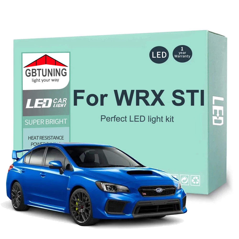 

Комплект светодиодных ламп для светильник освещения для Subaru WRX STI 2000-2016 2017 2018 2019 2020 2021 Canbus, автомобильная купольная лампа для багажника без ош...