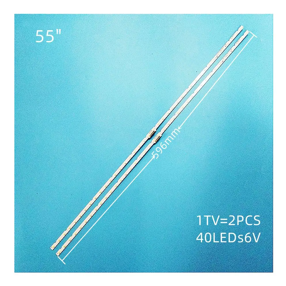 Светодиодная лента для подсветки для samsung UE55NU7305 UE55NU7375 UA55NU7300K UE55NU7090S UE55NU7670U UE55RU7300U UE55NU7092 UE55NU7100U