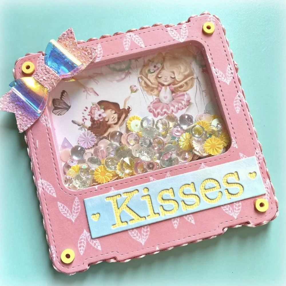 KSCRAFT винтажный образец скользящий шейкер металлические штампы трафареты для