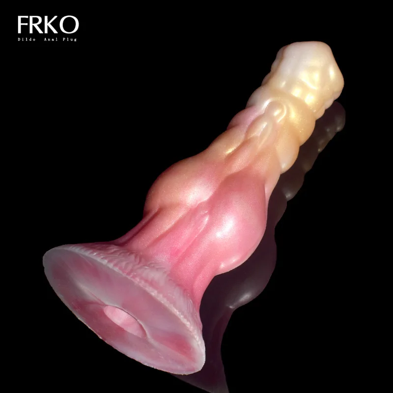 

FRKO фаллоимитатор собаки рукав для Пениса увеличитель с большим узлом мужские мастурбационные анальные игрушки силиконовые сосущие интимн...