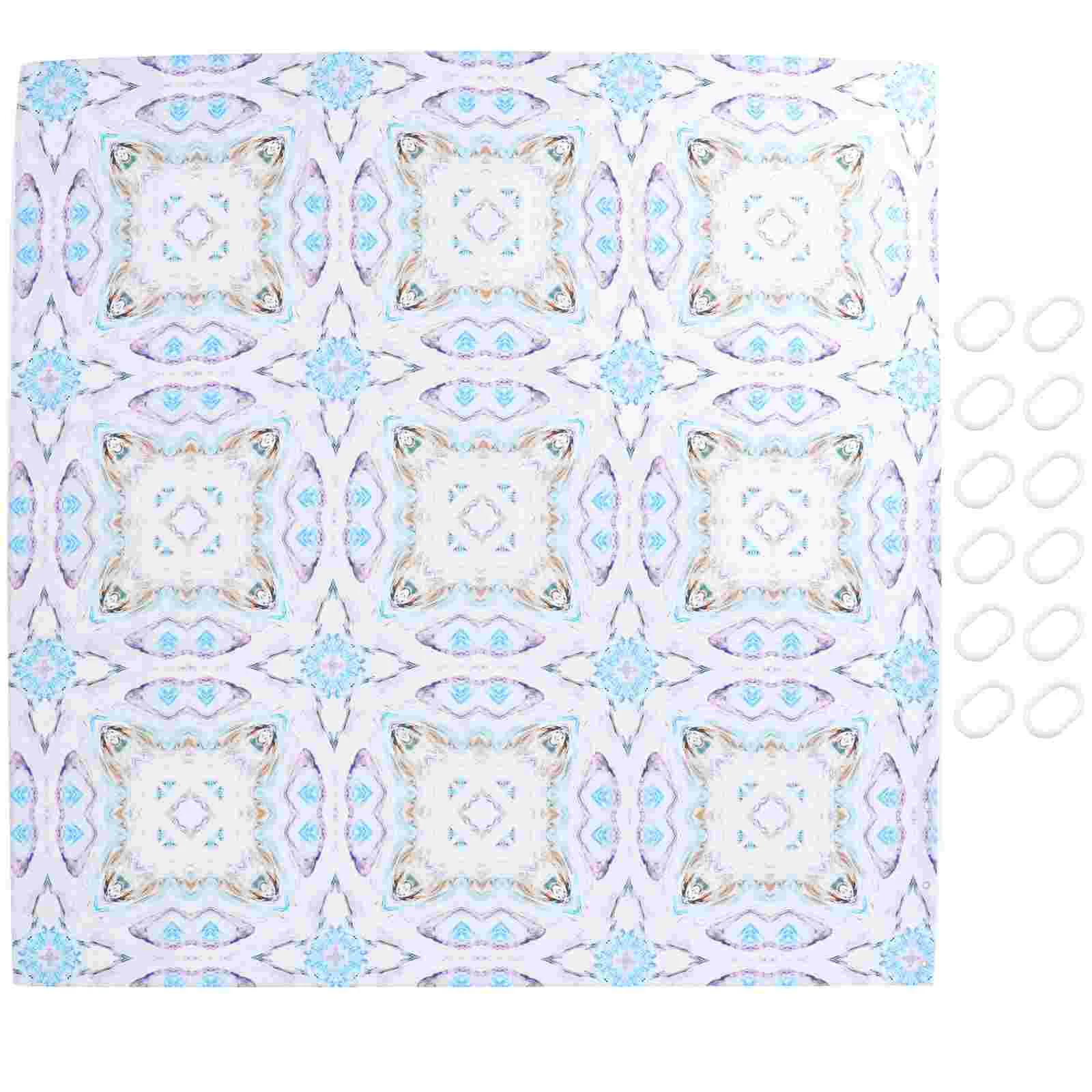 

Shower Curtain Curtains Bathroombath Polyesterwaterproof Extra Window Bohemian Hanging Water Resistant Decorhook Decoration