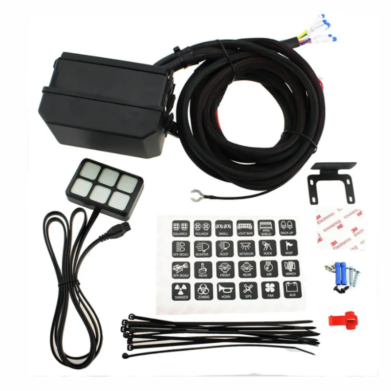 Новый продукт DC 12В-24В 6-клавишный сенсорный панель управления ВКЛ-ВЫКЛ