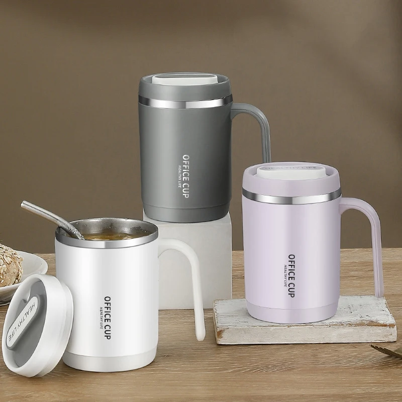 

1 шт., креативная портативная офисная кружка из нержавеющей стали с 304 вкладышами