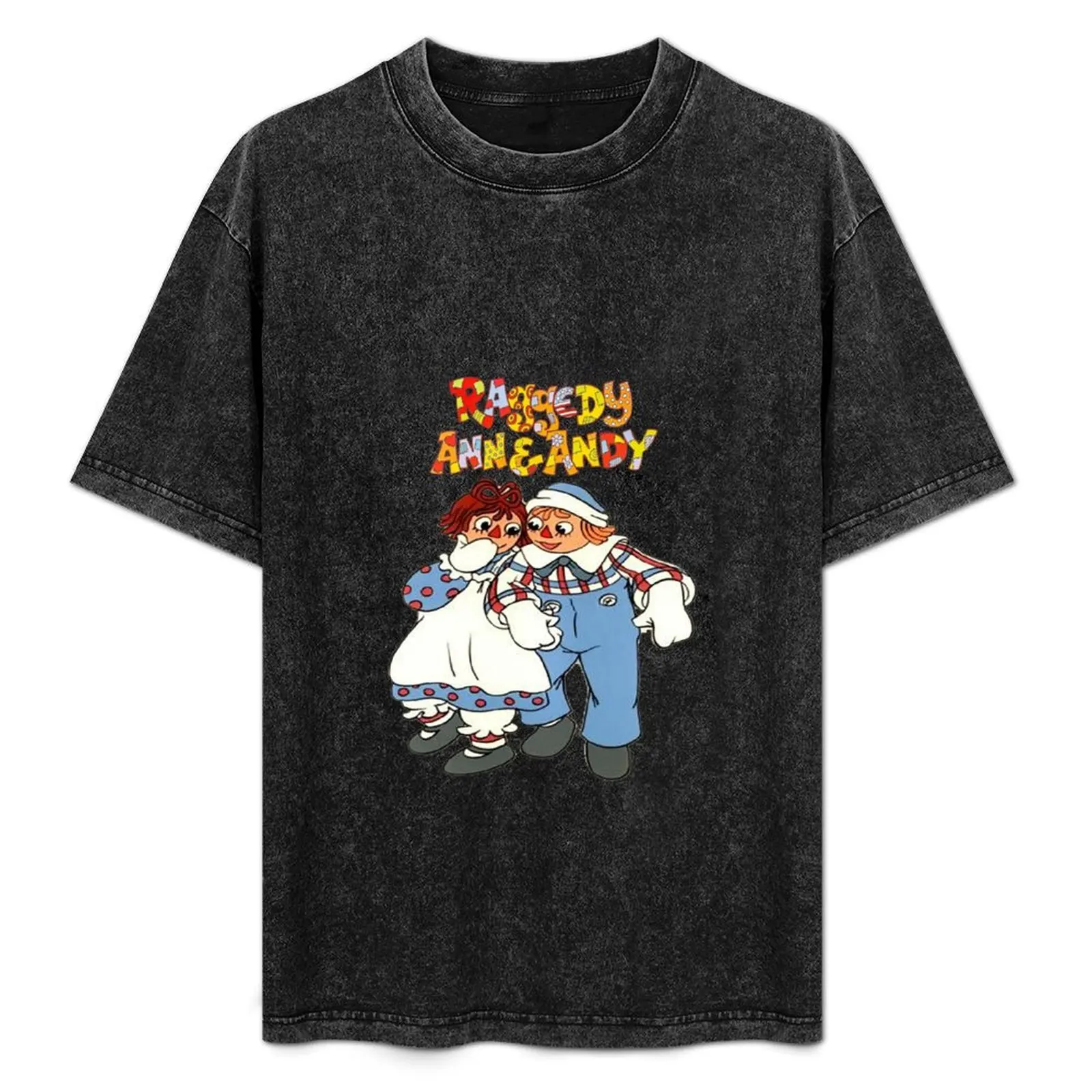 Футболка Raggedy Ann And Andy футболки с рисунком из аниме Мужская Дизайнерская одежда