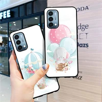 cute elephant phone case for oneplus nord 2 ce 5g n200 n100 n10 soft silicone cover for one plus 8t 8 7 t 7t 9 pro 9pro fundas