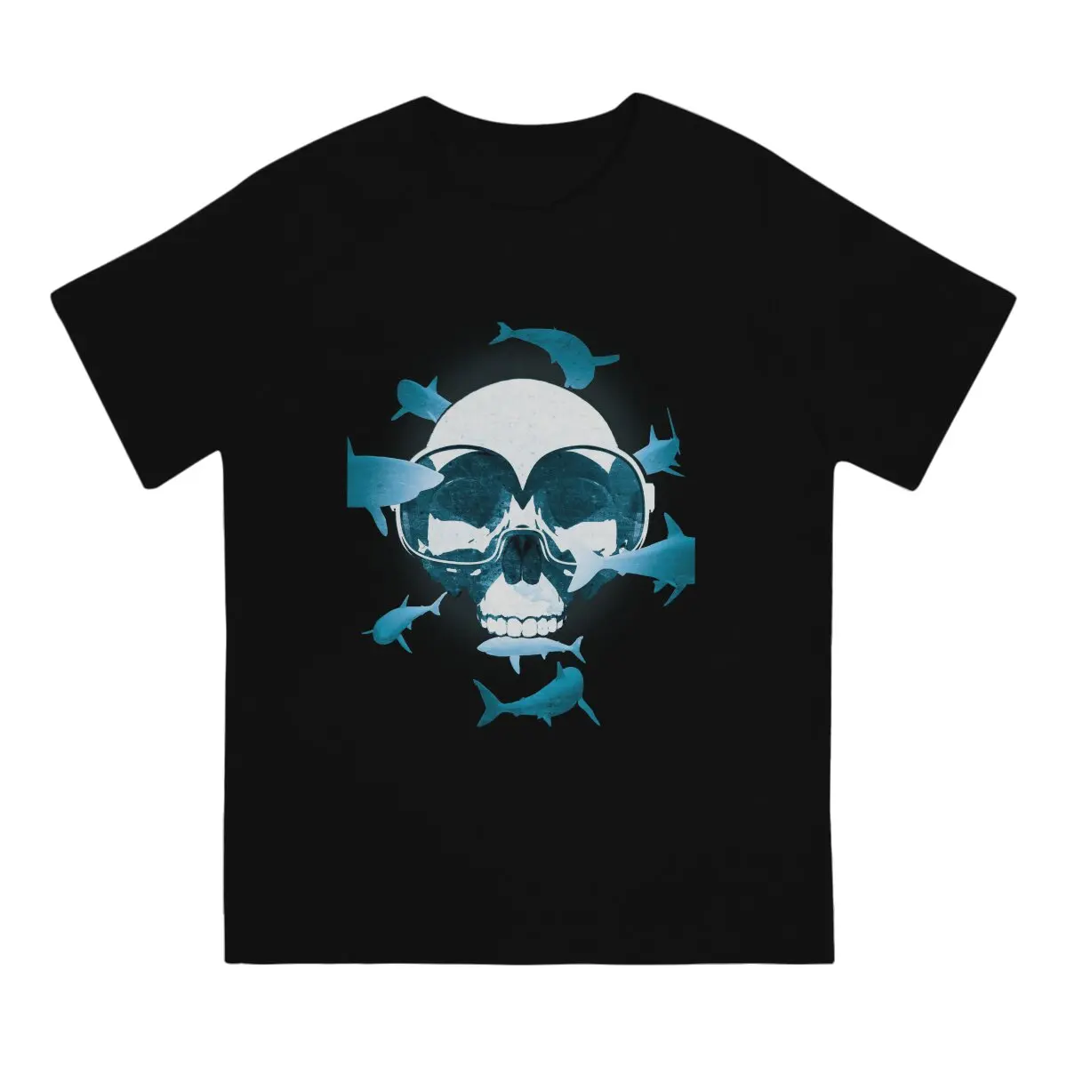 

Diving Man TShirt shark diving skull Distinctive T Shirt Graphic Sweatshirts New Trend
