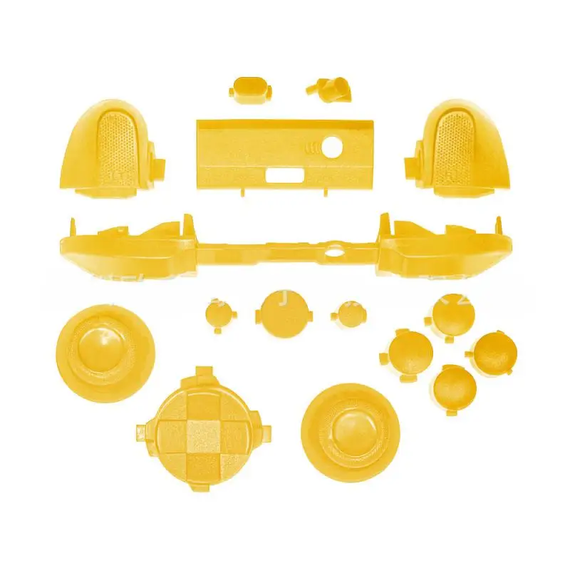 

Red Around The Game. Full Surrounding Key Black Game Accessories Light And Smooth Replace Shell Yellow Handle Key Easy Charging