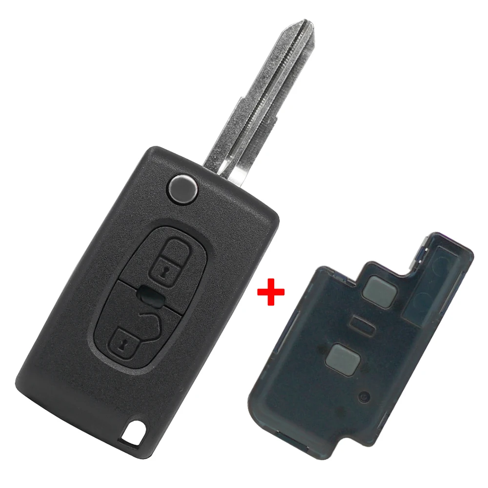 

XNRKEY 2B флип-Автомобильный ключ для Peugeot 4007 ET 4008 для Citroen C-Crosser C4 сменный пульт дистанционного управления MIT11R Blade