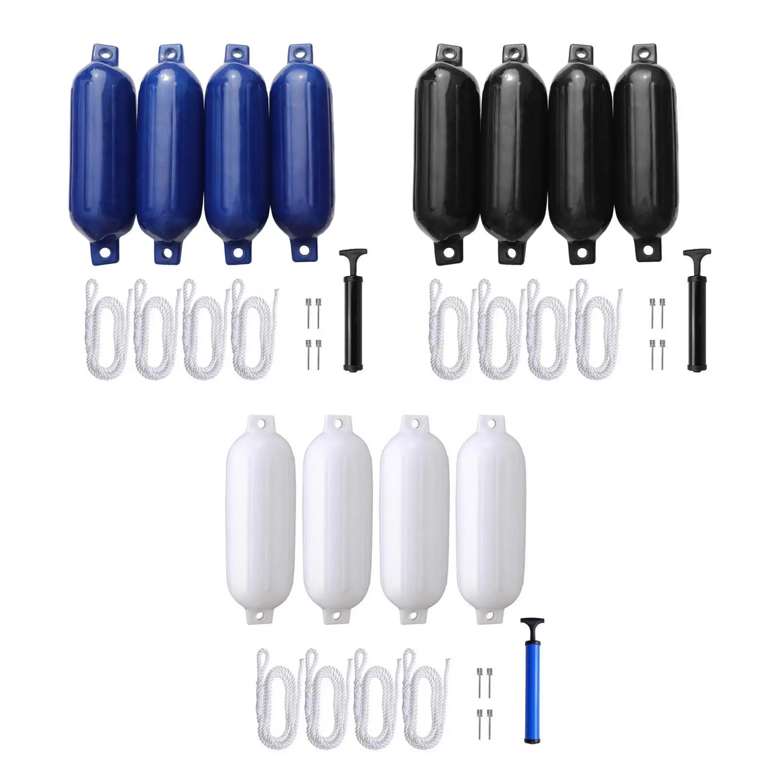 

4x Boats Marine Docking Inflatable Marine Mooring Buoy for Pontoon Boat, Fishing, Marine, Canoe, Kayak