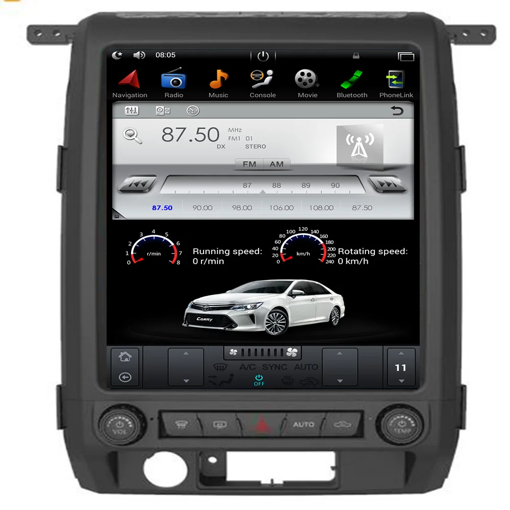 

15.4" PX6 Tesla Screen Car Radio For Ford Raptor F150 2015 - 2050 Android GPS Autoradio Multimedia Video Player Camera
