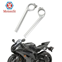 rts motorcycle clip on handlebar 50mm for yamaha yzfr6 yzf r6 2006 2018 handle bar clip