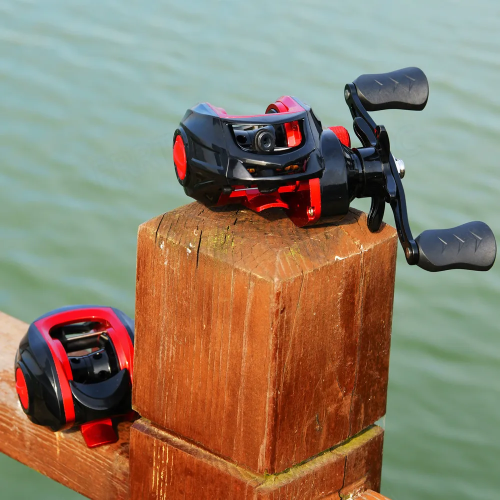 Рыболовная катушка с магнитным тормозом макс. 10 кг 19 + 1 шарикоподшипник