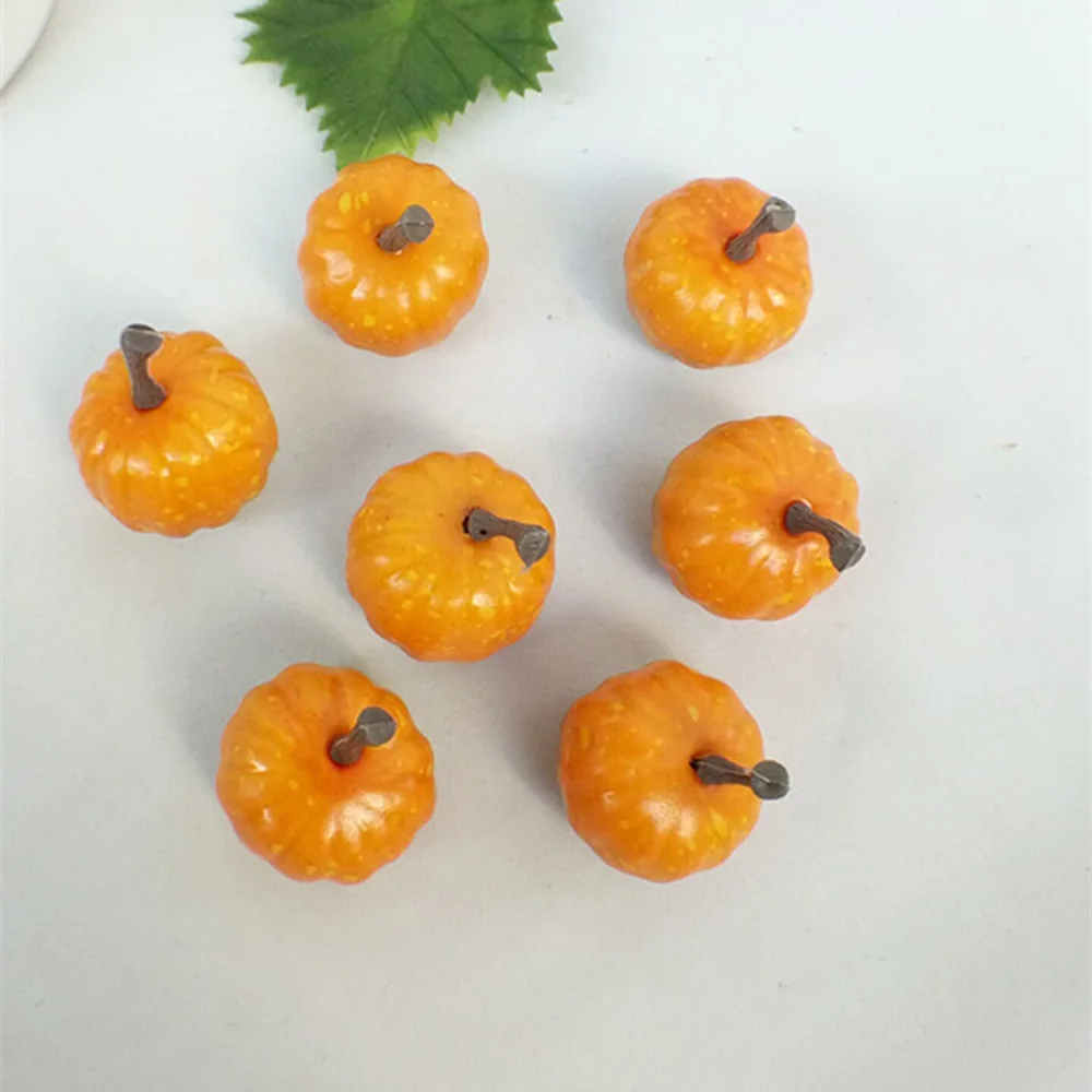 

Искусственные Мини-тыквы Из Полиуретана Для Поделок И Декоративных Целей На Хэллоуин, Набор Из 20/30/40/50 Штук