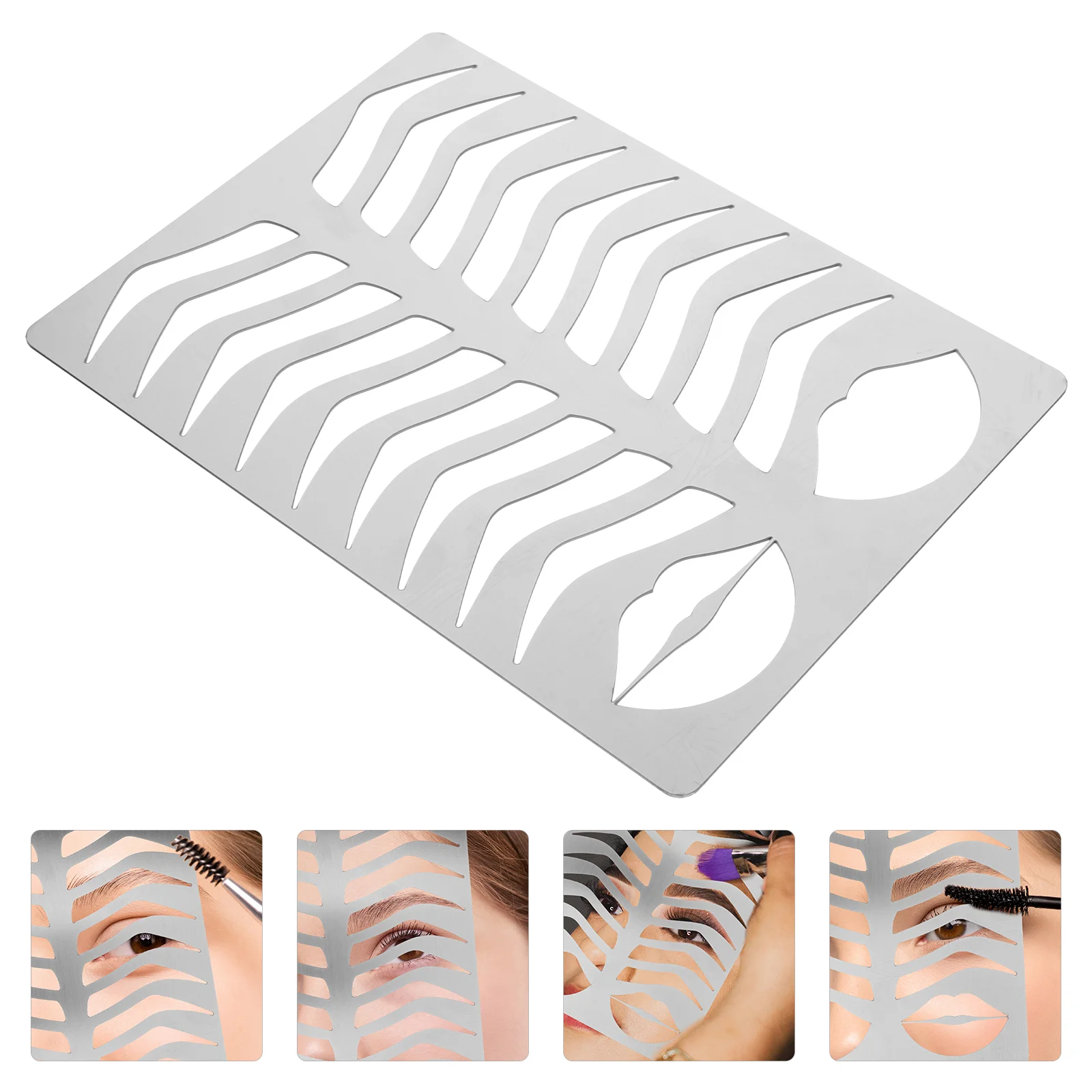

Eyebrow Drawing Mold Practice Stencil Lip Makeup Accessory Template Shaping Tool
