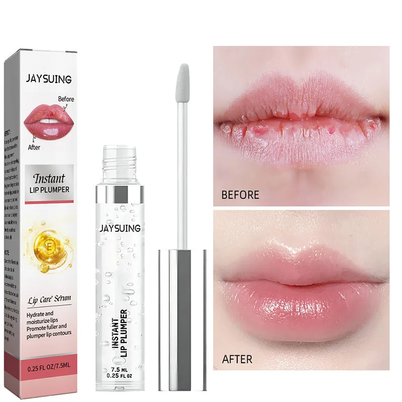 

Hyaluronic Acid Moisturizing Lips Balm Fade Fine Lines Long Lasting Nourishing Repairing Brightening Sexy Plump Lip Care Serum