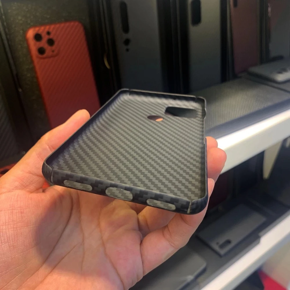 Dropshipping Real Aramid Fiber Genuine Carbon Fiber Bumper For Google Pixel 5 5G Phone Protecitve Google Pixel 5 5G CASE Cover